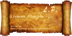 Linkner Placida névjegykártya